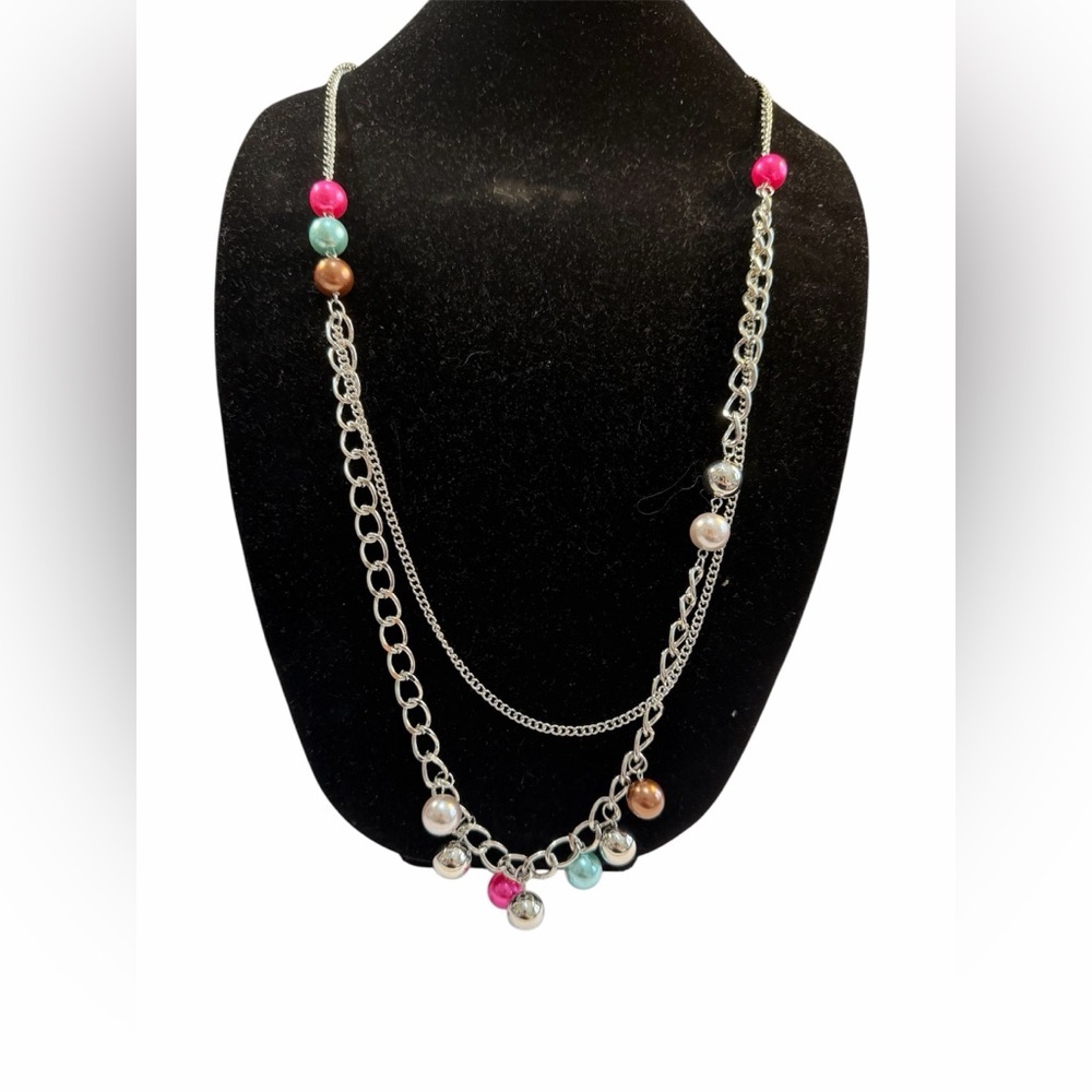 🩷5/$10 Paparazzi Elegant Multicolor Beaded Necklace